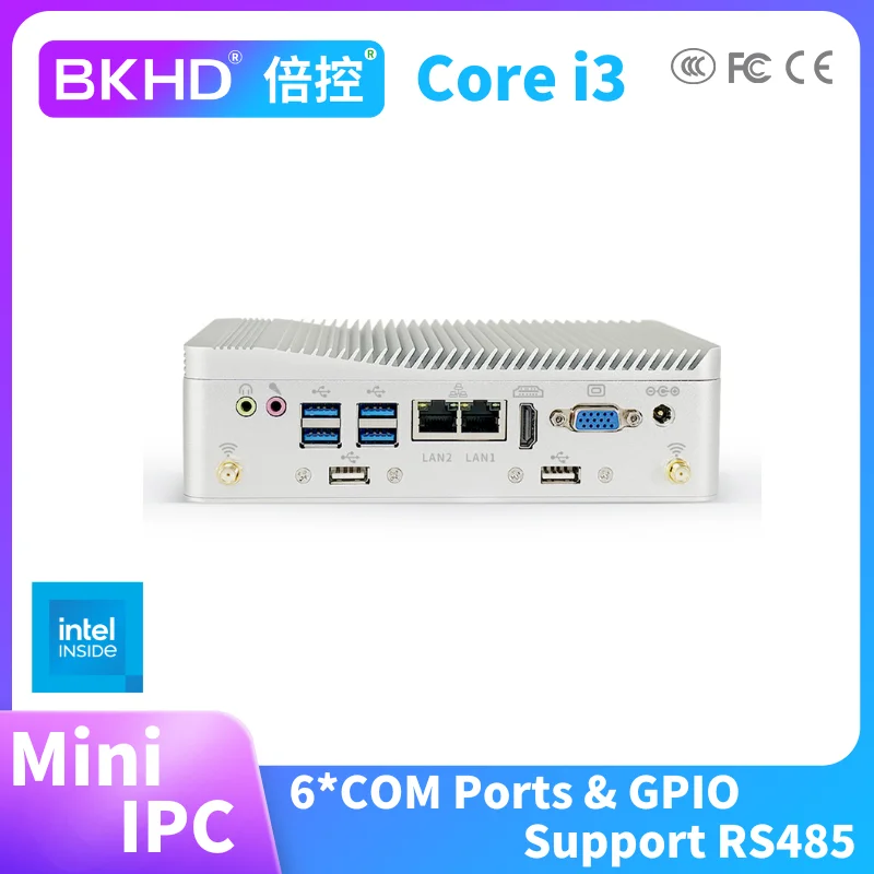 BKHD ̴  Ҹ  ھ i3 8145U NVMe DDR4 RAM Pfsense    HDMI USB 3.0 ȭ VPN, G24 6LAN 2.5G